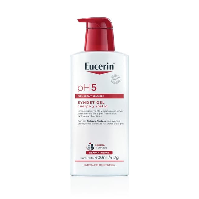 Syndet Gel Ph5 Eucerin Piel Seca Y Sensible Frasco X 400Ml