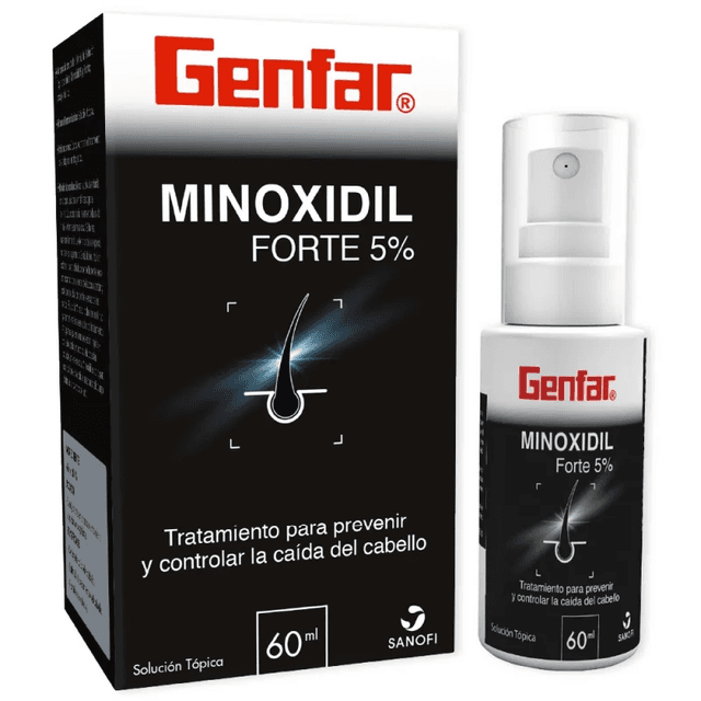 Minoxidil Forte 5% Loción Topica Frasco X 60Ml