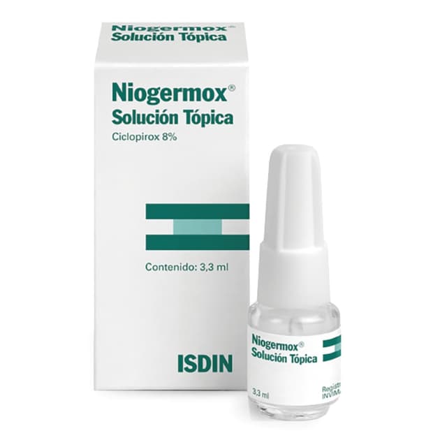 Niogermox 8% Solución Topica Frasco Por 3.3Ml