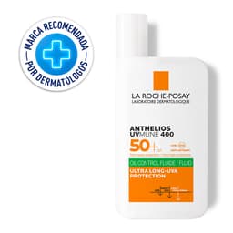 Protector Solar Facial La Roche Posay Anthelios Oil Control Fluido Uvmune 400 Fps 50+ 50Ml