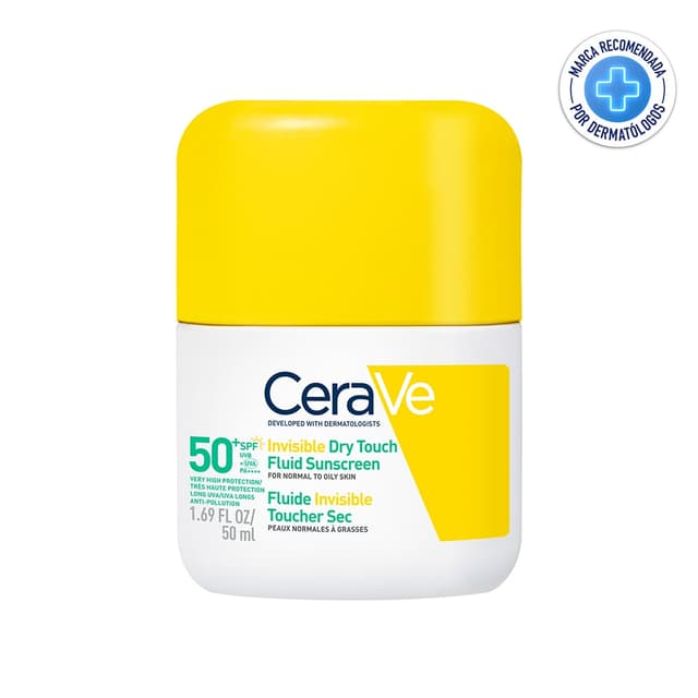 Protector Solar Cerave Fluido Invisible Oil Control Spf50+ Pot X 50Ml