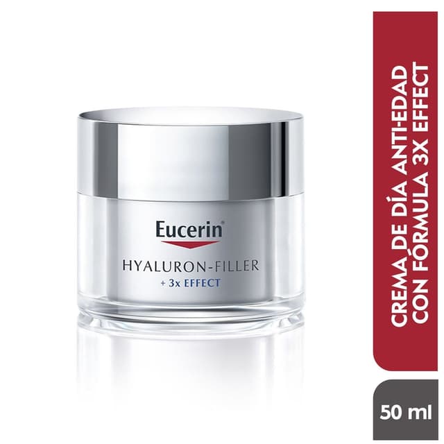 Crema Facial De Día Antiedad Eucerin Hyaluron-Filler Fps 15 Frasco 50 Ml