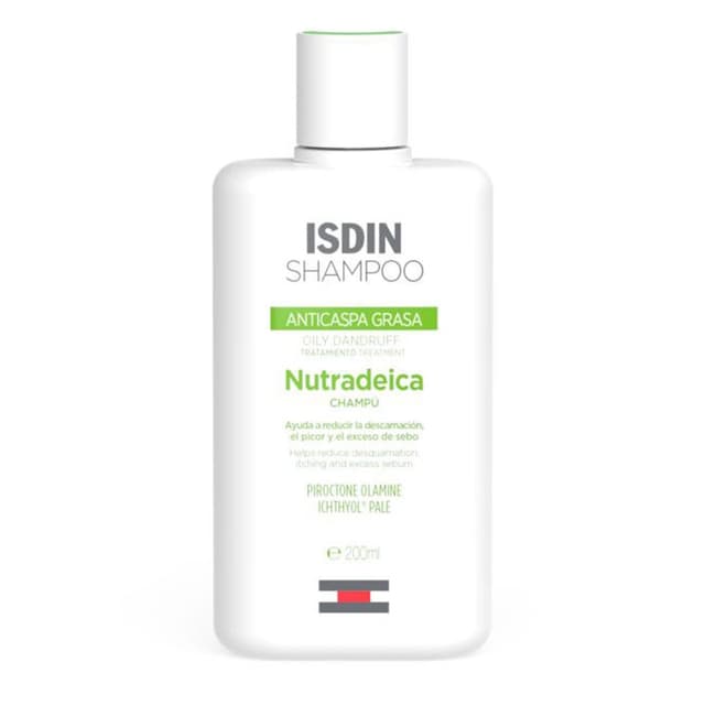 Shampoo Anticaspa Grasa Isdin Nutradeica Frasco X 200 Ml